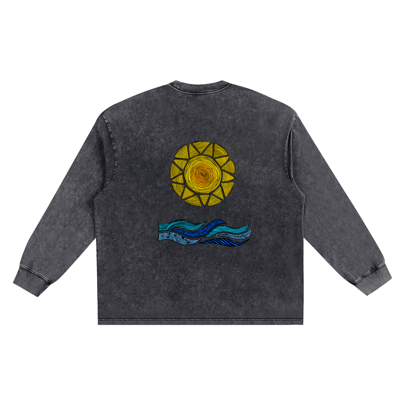 Saula Frayed Edge Sweatshirt