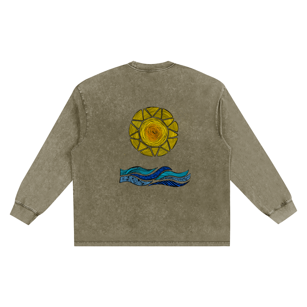 Saula Frayed Edge Sweatshirt